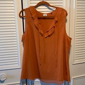 CABI Sprinkle Top Style 3764 Pumpkin Color